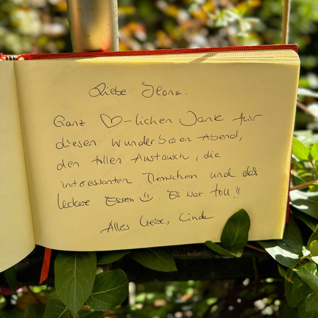 Gästebucheintrag Linde – LBCA Coaching Ausbildung Frankfurt