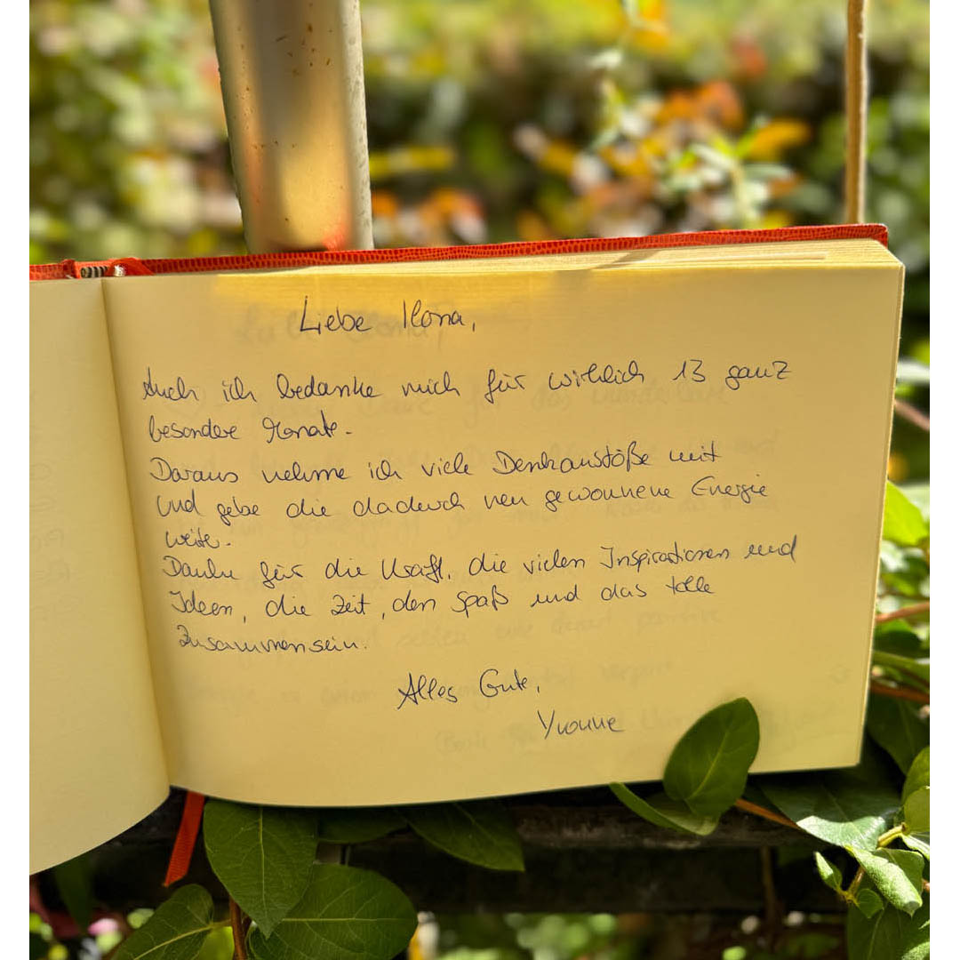 Gästebucheintrag Yvonne – LBCA Coaching Ausbildung Frankfurt